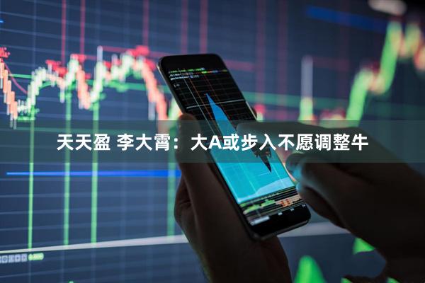 天天盈 李大霄：大A或步入不愿调整牛