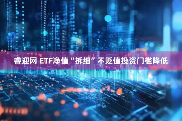 睿迎网 ETF净值“拆细”不贬值投资门槛降低